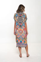 Silvermaple Collection - Grace Button Dress | Golden Mosaic - Dress - Silvermaple Boutique 