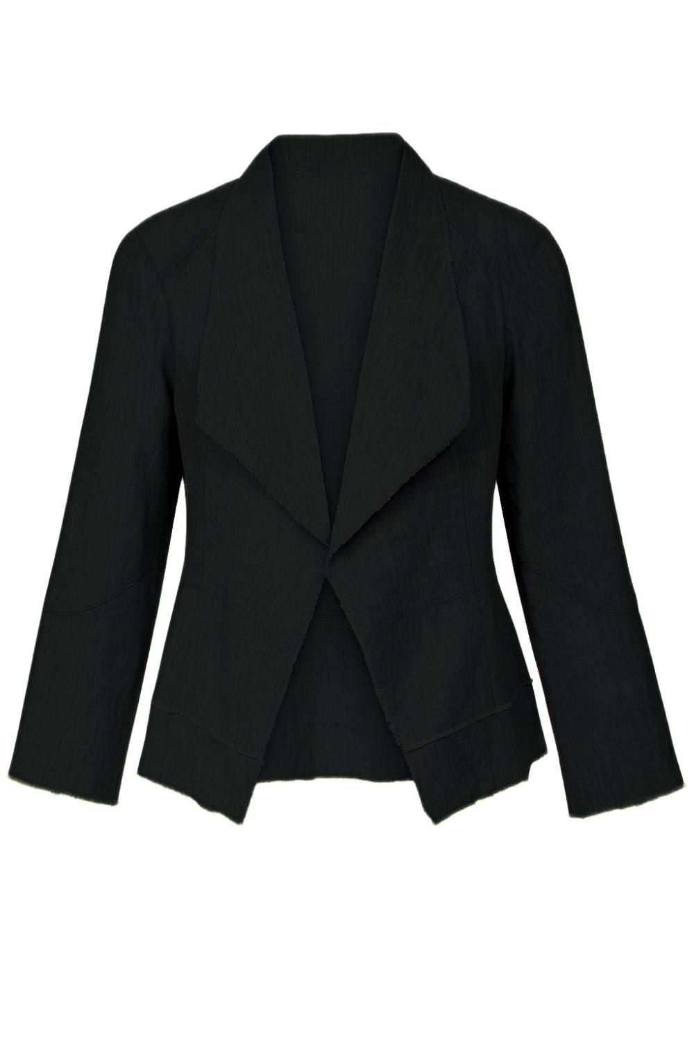 Silvermaple Collection - Hayley Edge to Edge Jacket | Black - Jacket - Silvermaple Boutique 