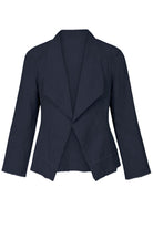 Silvermaple Collection - Hayley Edge to Edge Jacket | Navy - Jacket - Silvermaple Boutique 