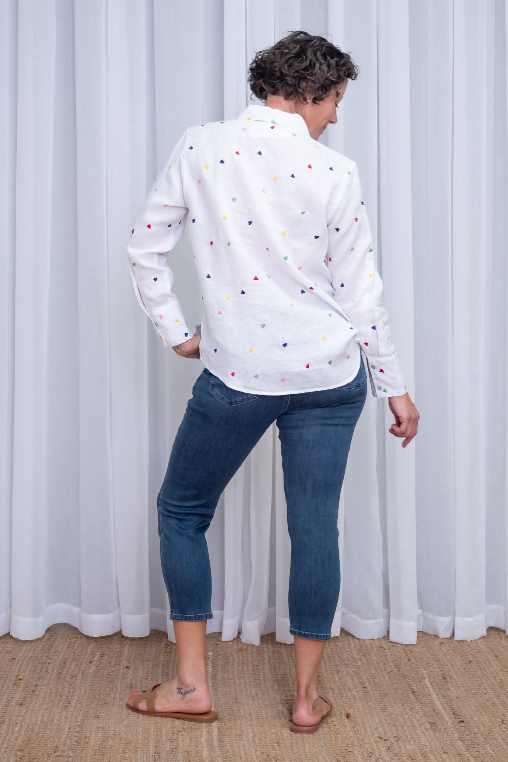 Silvermaple Collection - Henne Embroidered Shirt | White - Shirt - Silvermaple Boutique 