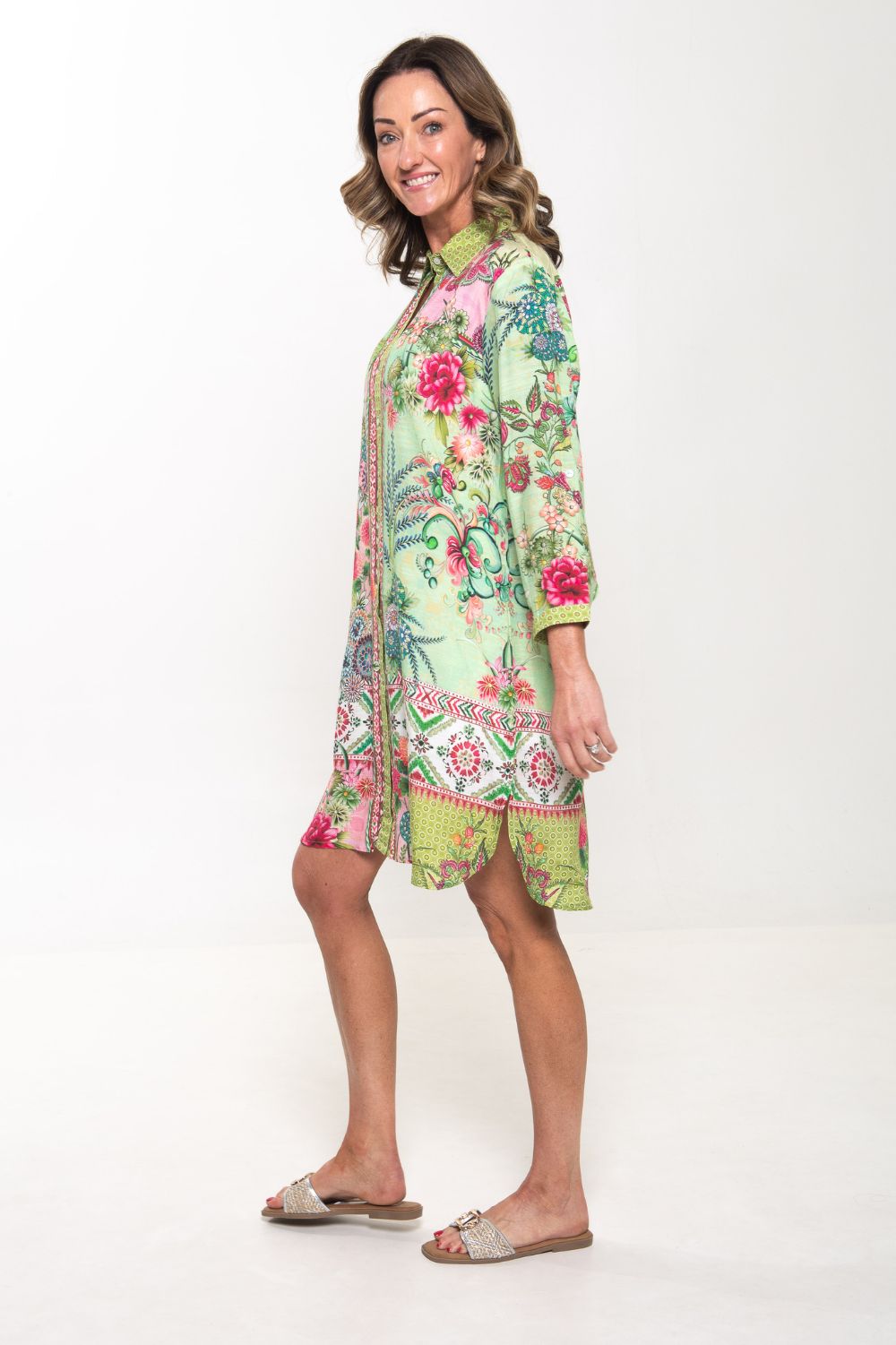 Silvermaple Collection - Imogen Shirt Dress | Florentine Patch - Dress - Silvermaple Boutique 