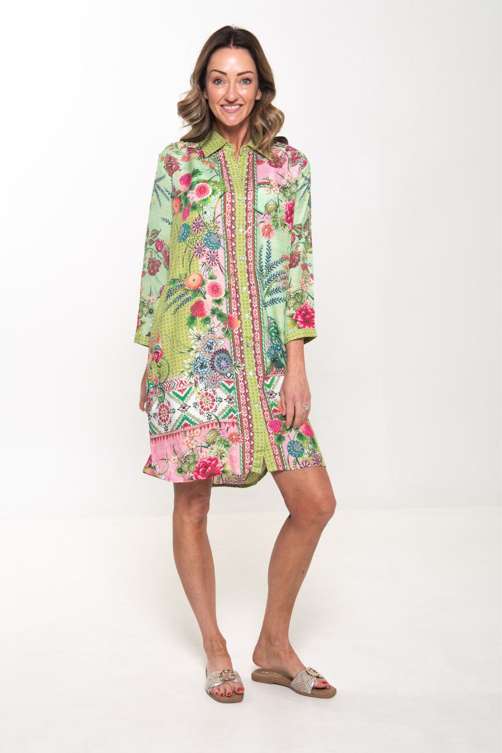 Silvermaple Collection - Imogen Shirt Dress | Florentine Patch - Dress - Silvermaple Boutique 