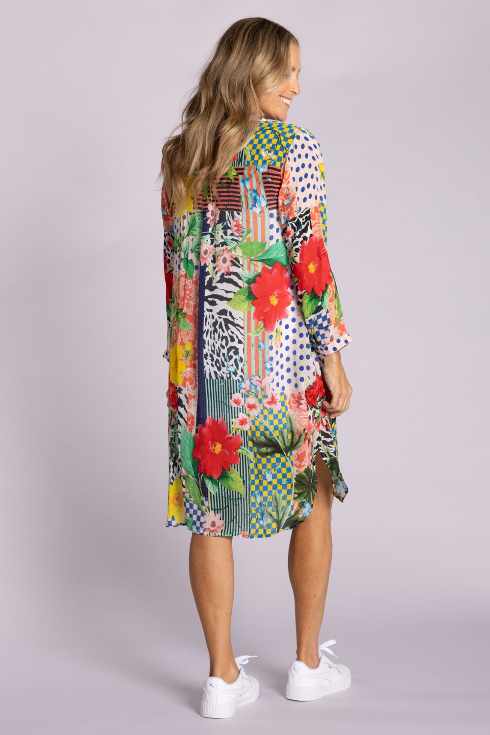 Silvermaple Collection - Imogen Shirt Dress | Savanna Bloom - Dress - Silvermaple Boutique 