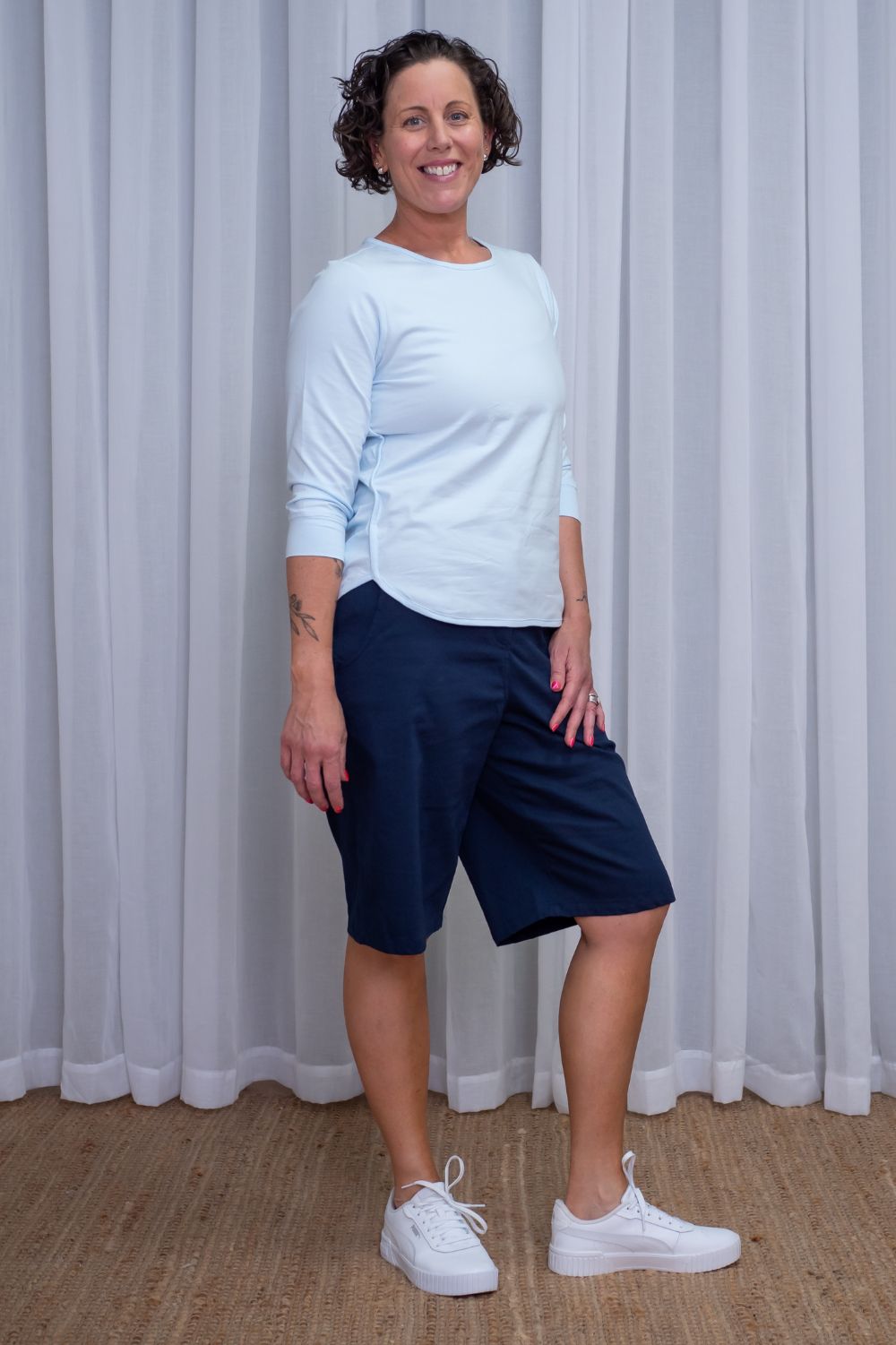 Silvermaple Collection - Kimmy Everyday Top | Ice - Top - Silvermaple Boutique 