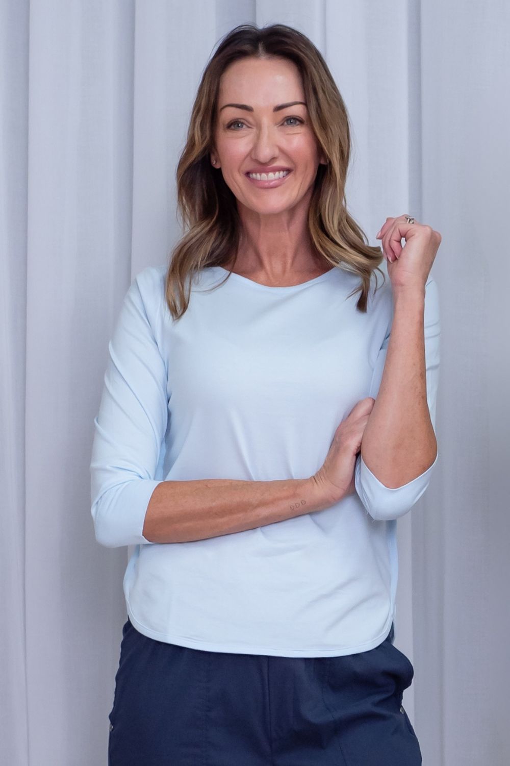 Silvermaple Collection - Kimmy Everyday Top | Ice - Top - Silvermaple Boutique 