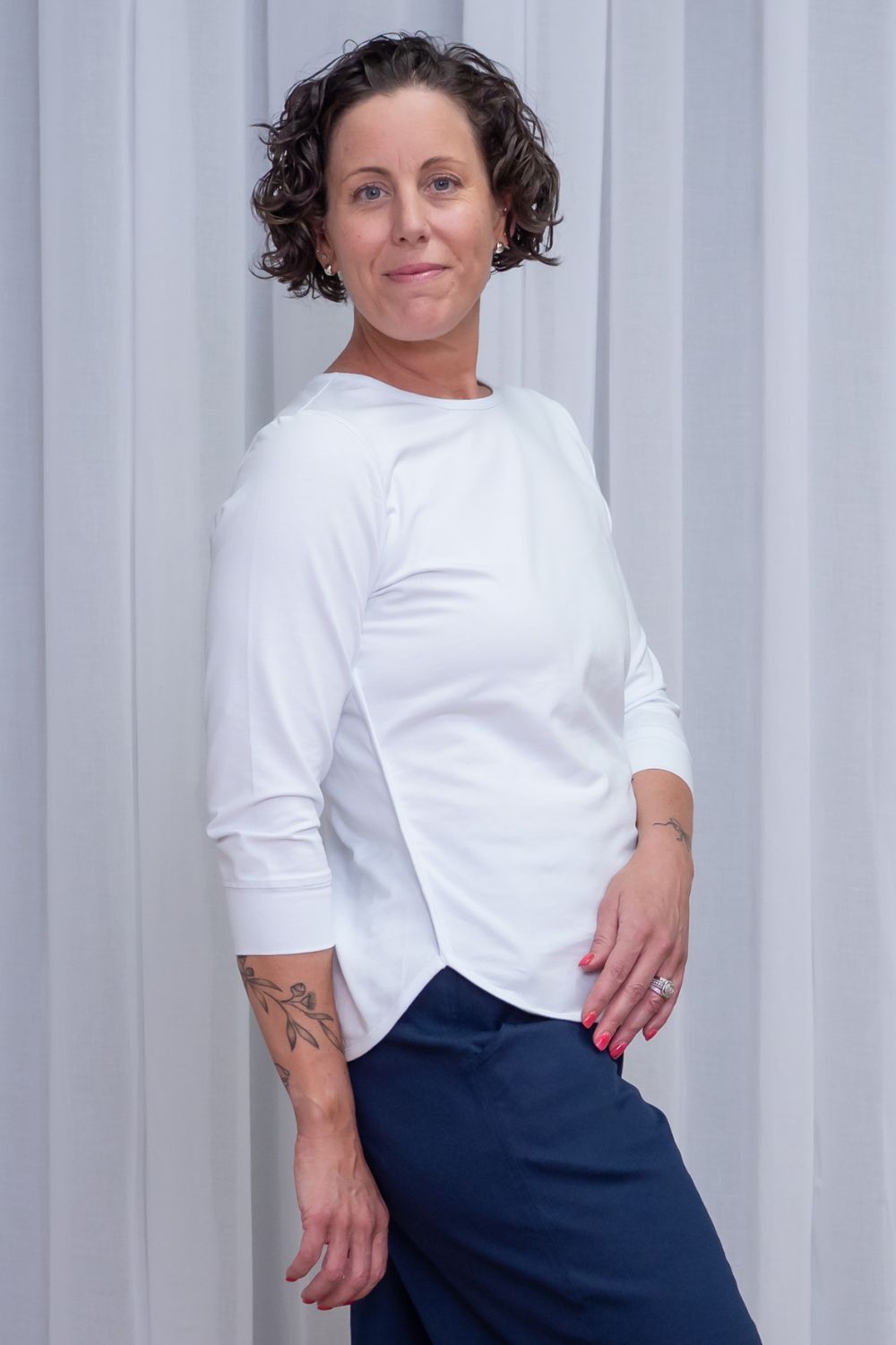 Silvermaple Collection - Kimmy Everyday Top | White - Top - Silvermaple Boutique 