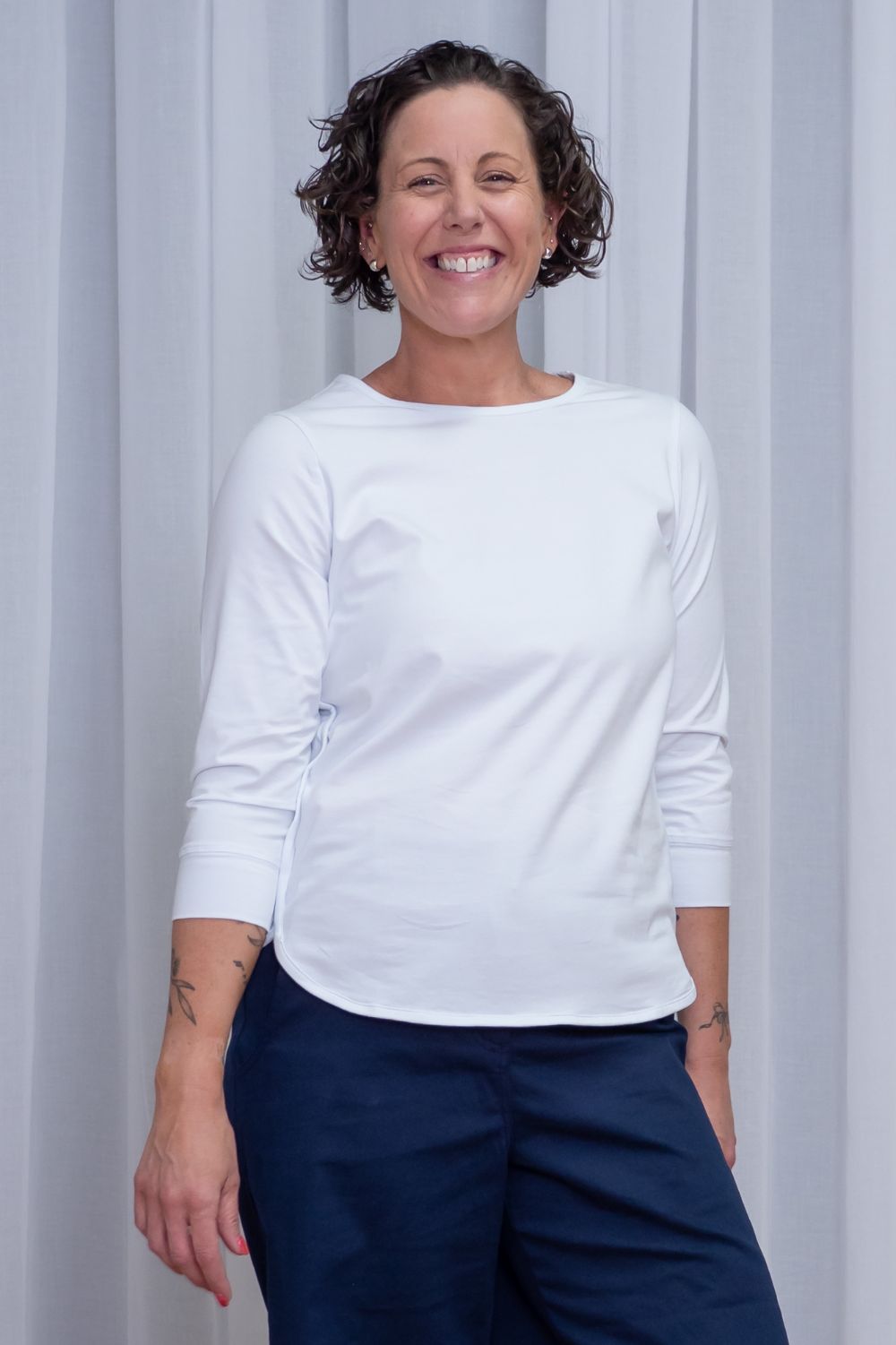 Silvermaple Collection - Kimmy Everyday Top | White - Top - Silvermaple Boutique 