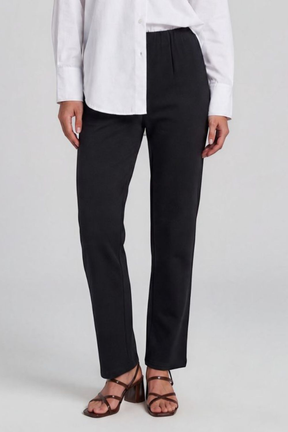 Silvermaple Collection - Maribel Work Ponti Pant | Black - Pants - Silvermaple Boutique 