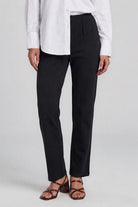 Silvermaple Collection - Maribel Work Ponti Pant | Black - Pants - Silvermaple Boutique 
