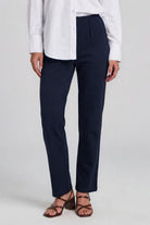 Silvermaple Collection - Maribel Work Ponti Pant | Navy - Pants - Silvermaple Boutique 