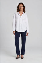 Silvermaple Collection - Maribel Work Ponti Pant | Navy - Pants - Silvermaple Boutique 
