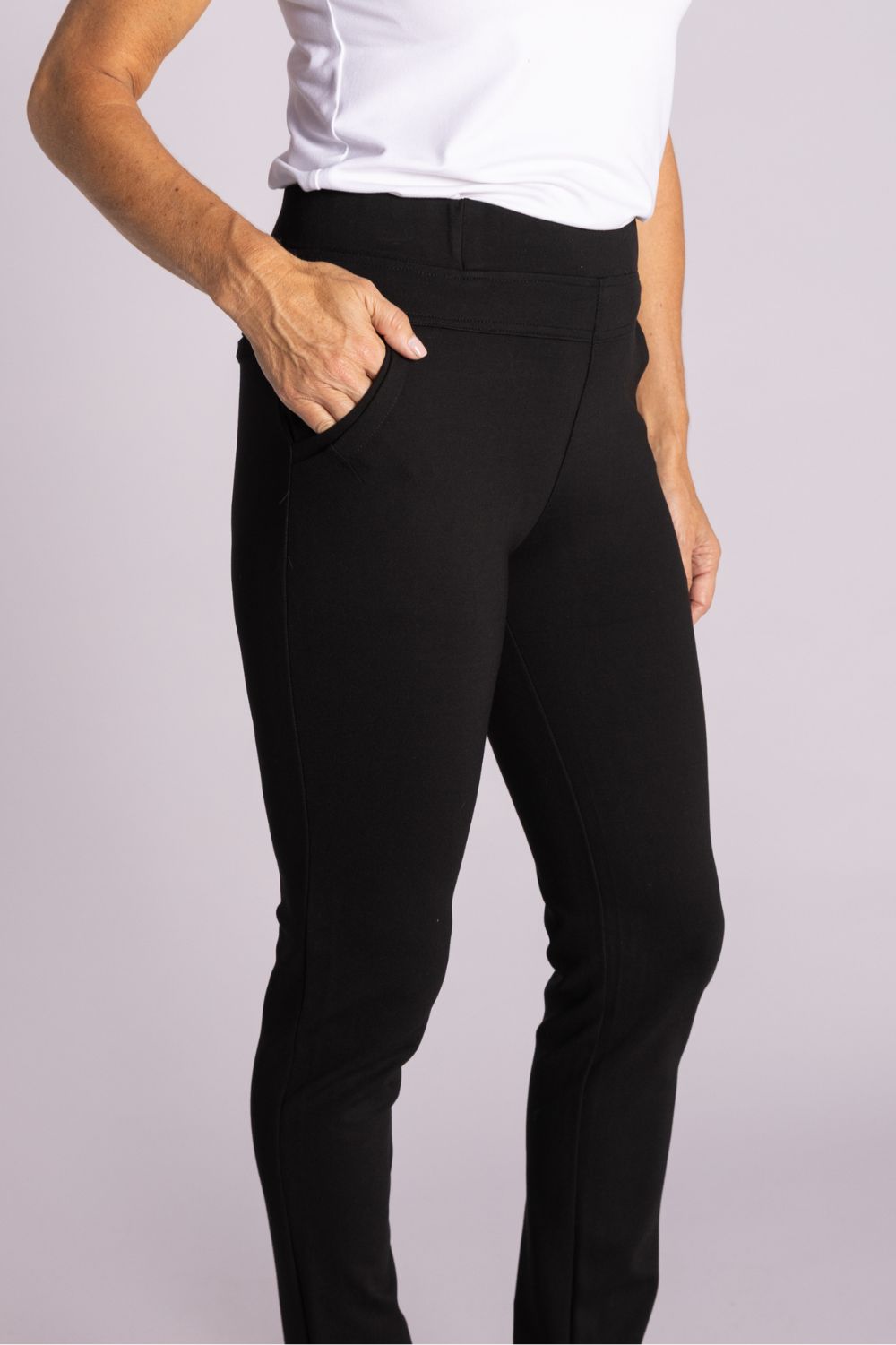 Silvermaple Collection - Naomi Ponti Pant | Black - Pants - Silvermaple Boutique 