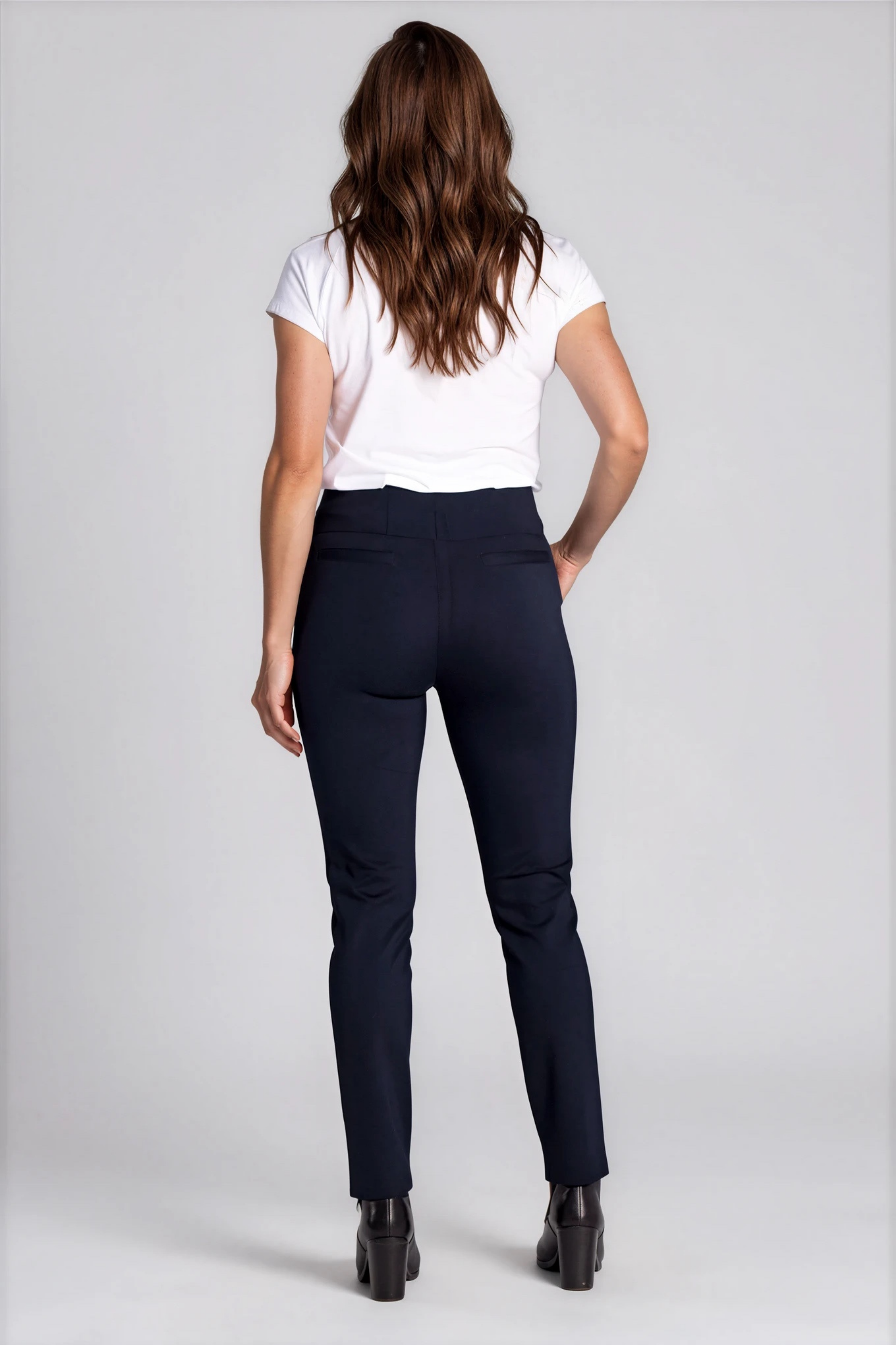 Silvermaple Collection - Naomi Ponti Pant | Navy - Pants - Silvermaple Boutique 