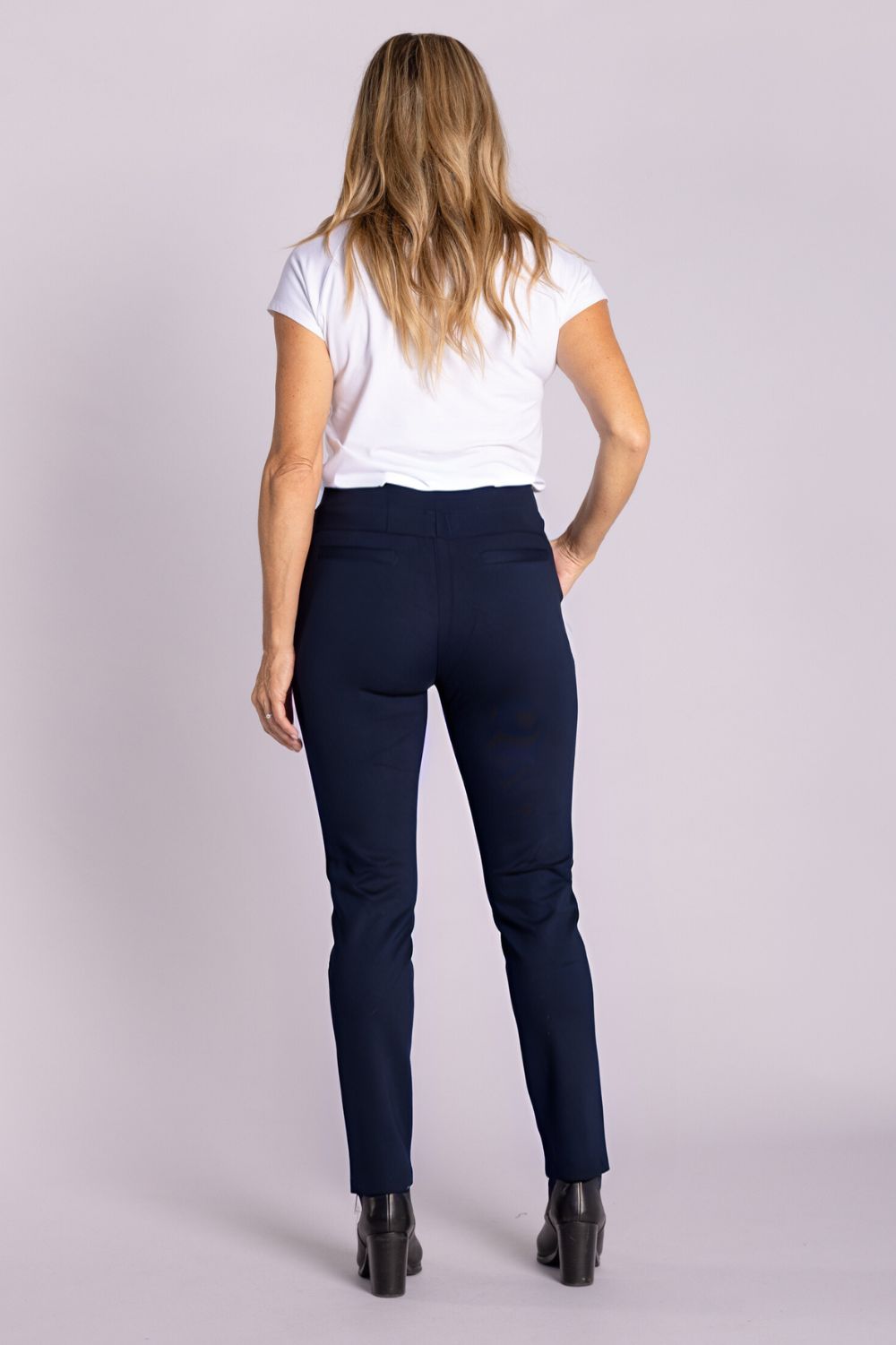 Silvermaple Collection - Naomi Ponti Pant | Navy - Pants - Silvermaple Boutique 