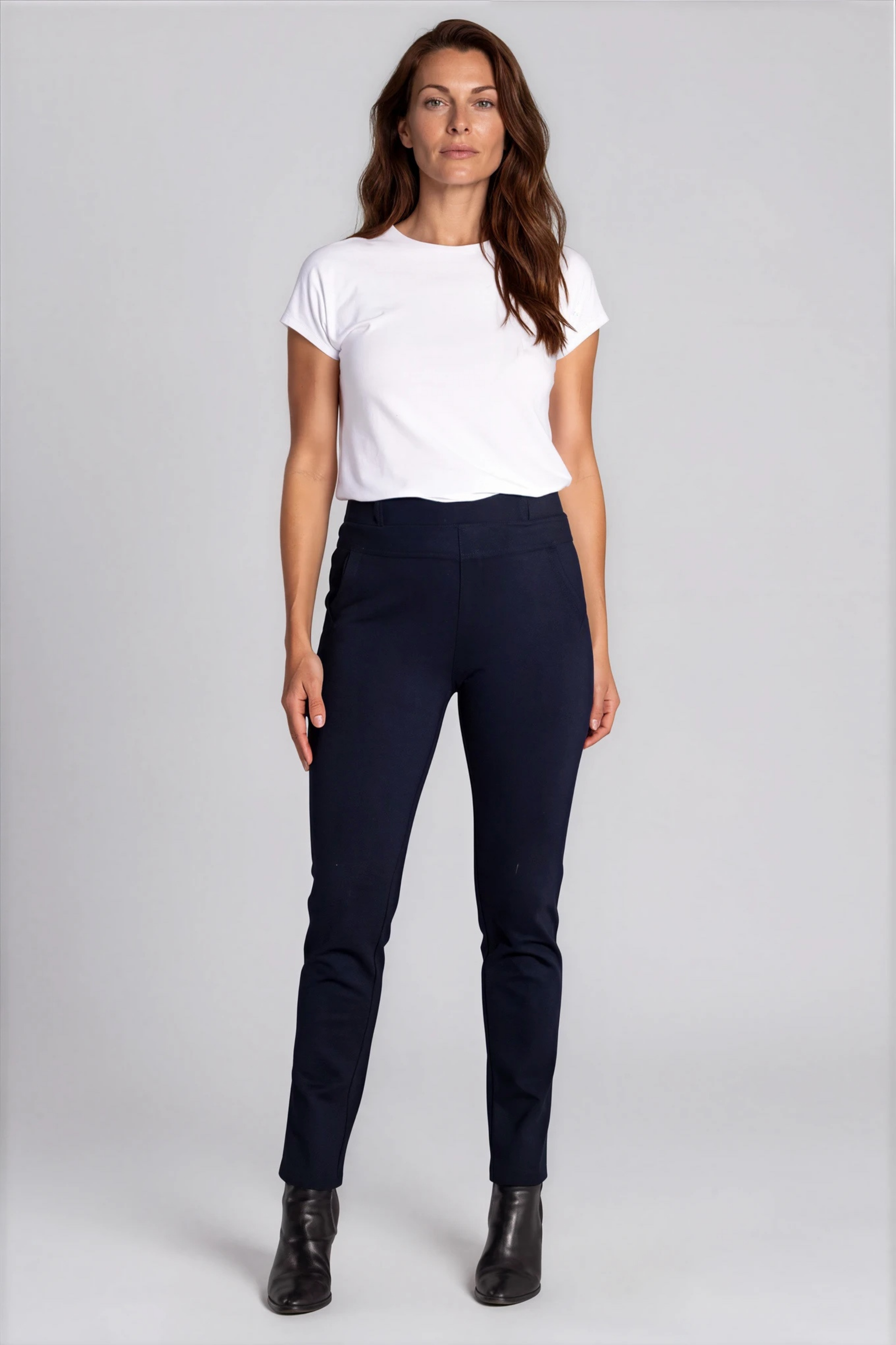 Silvermaple Collection - Naomi Ponti Pant | Navy - Pants - Silvermaple Boutique 