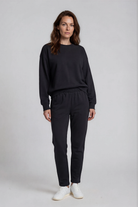 Silvermaple Collection - Oasis Crew | Black - Jumper - Silvermaple Boutique 