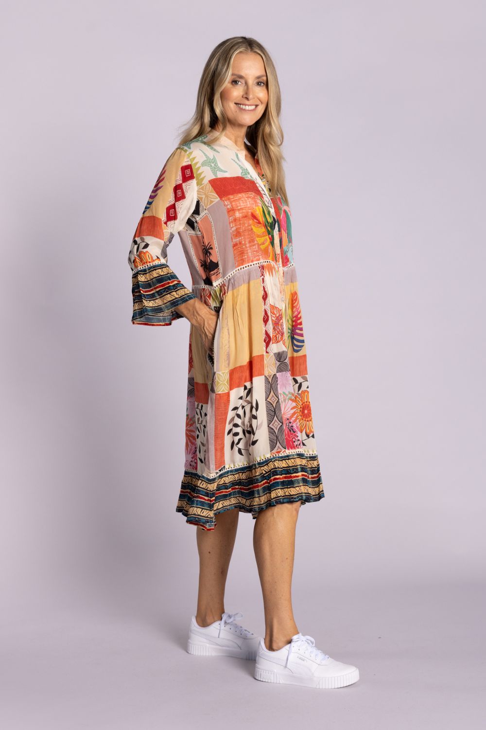 Silvermaple Collection - Ophelia Button Through Dress | Radiance - Dress - Silvermaple Boutique 