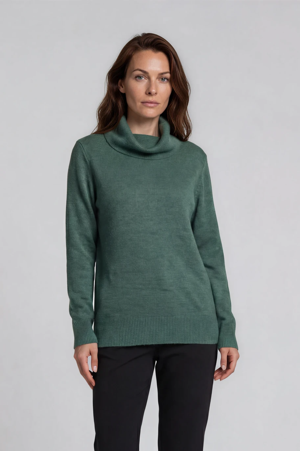 Silvermaple Collection - Tanya Turtleneck Pullover | Moss - Pullover - Silvermaple Boutique 