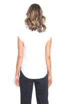 Silvermaple Collection - Positano Slim Tee | White - T-Shirt - Silvermaple Boutique 