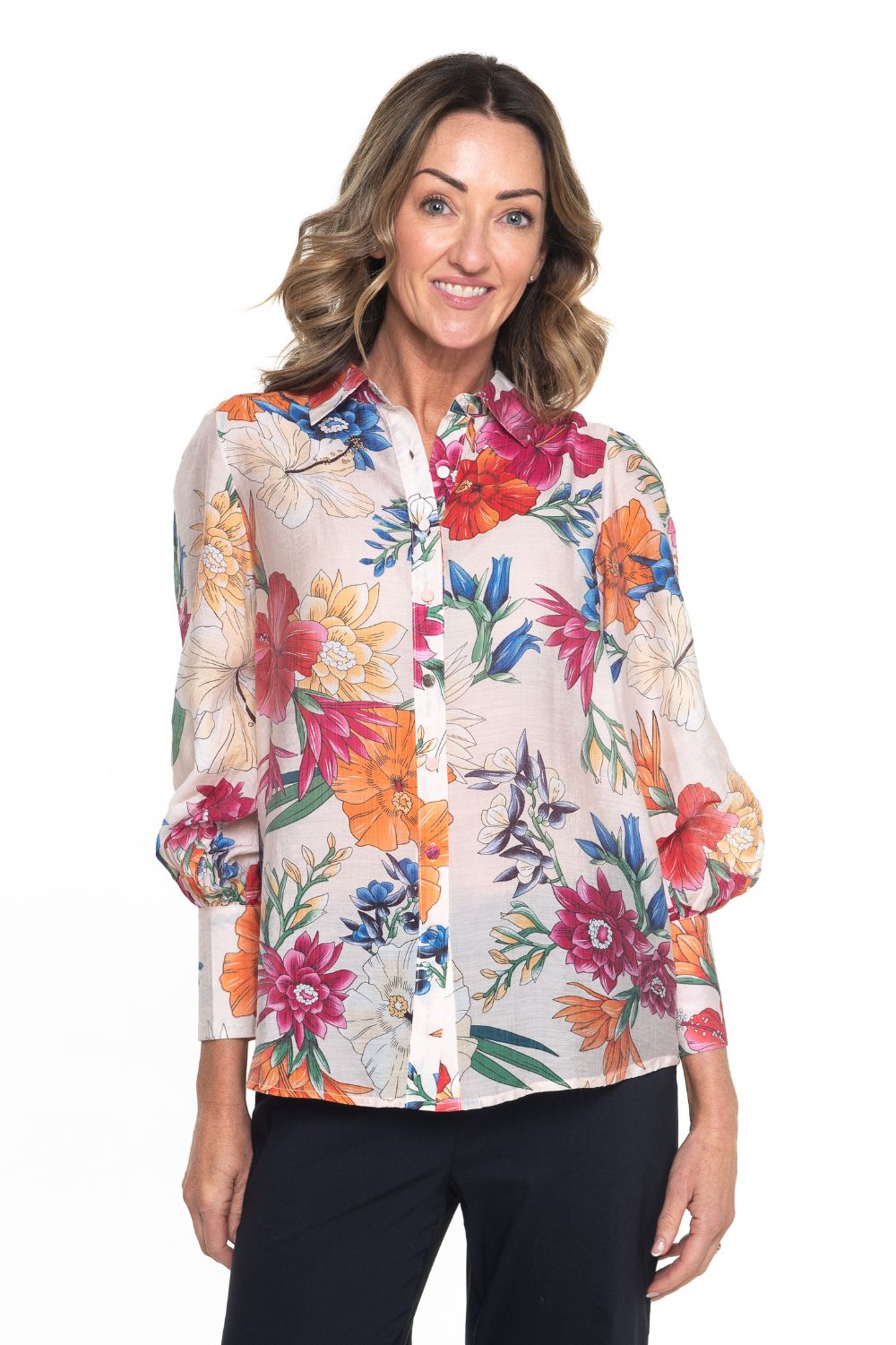 Silvermaple Collection - Rosie Floral Shirt | Dusty Rose - Shirt - Silvermaple Boutique 