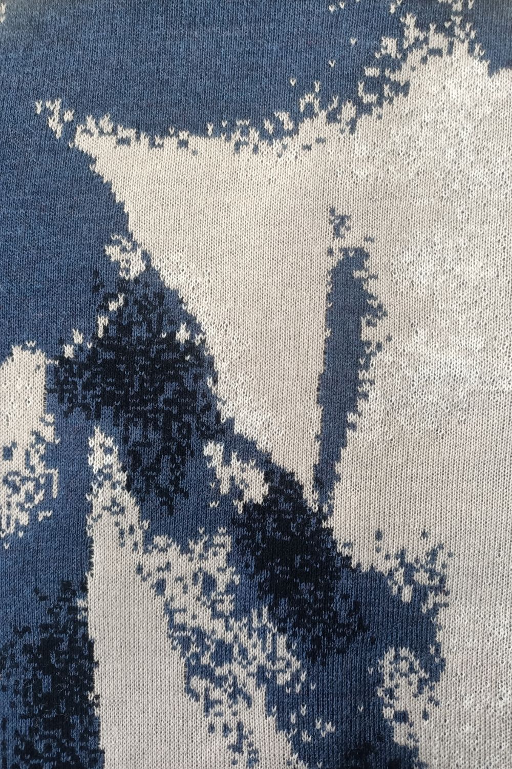 Silvermaple Collection - Rozz Jacquard Knit | Denim - Knitwear - Silvermaple Boutique 