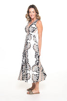 Silvermaple Collection - Mara Sleeveless Maxi Dress | Multi Beige - Dress - Silvermaple Boutique 