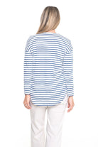 Silvermaple Collection - Stella Stripe Top | Navy/White - Top - Silvermaple Boutique 