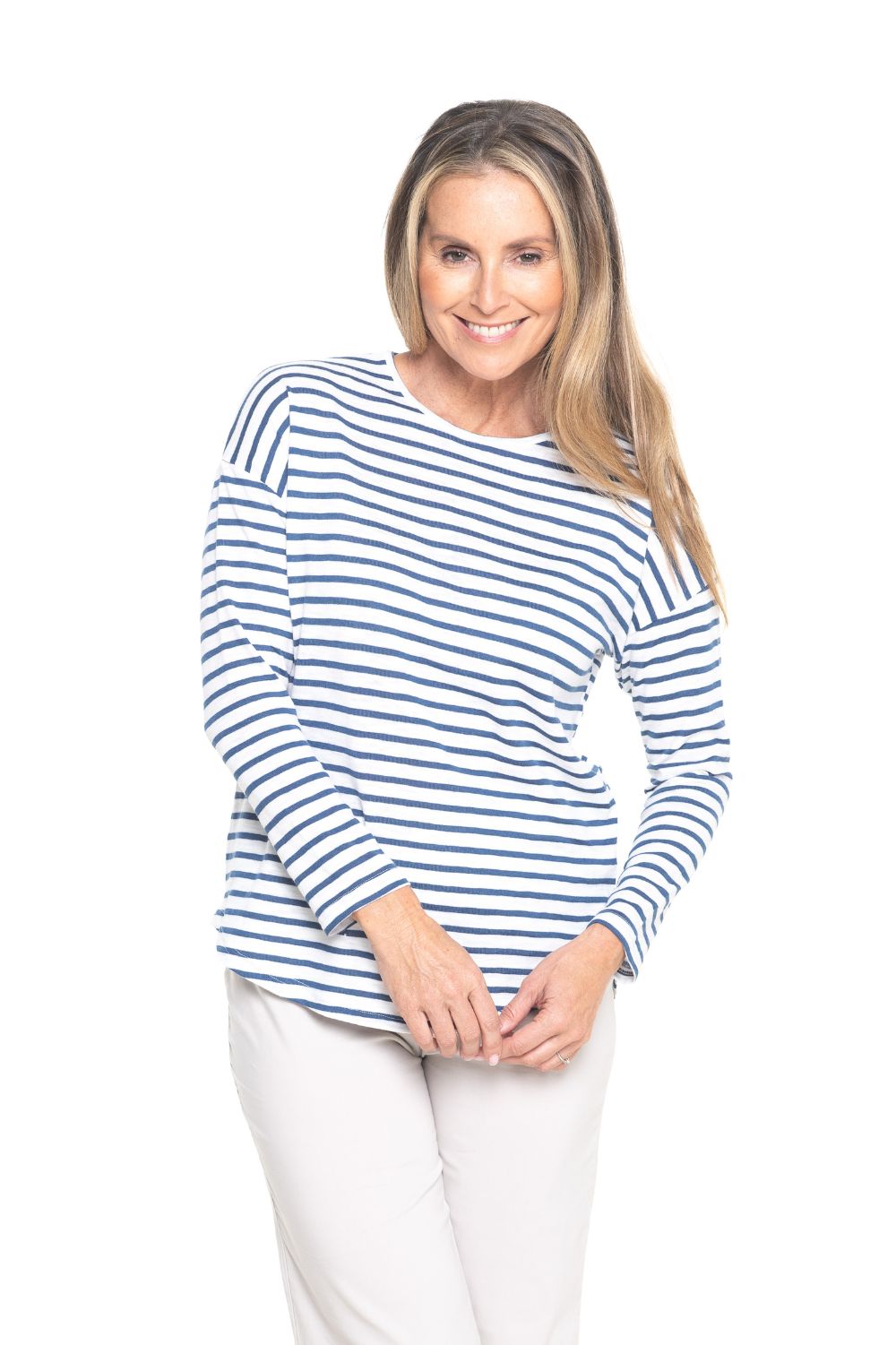 Silvermaple Collection - Stella Stripe Top | Navy/White - Top - Silvermaple Boutique 