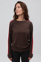 Silvermaple Collection - Stripe Sleeve Sweater - Knitwear - Silvermaple Boutique 