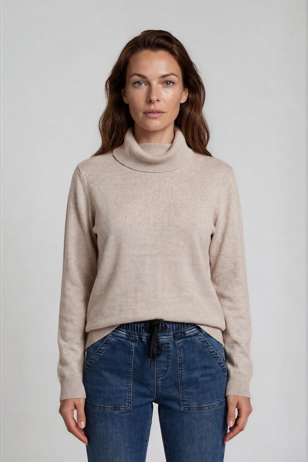 Silvermaple Collection - Tanya Turtleneck Pullover | Nougat - Pullover - Silvermaple Boutique 