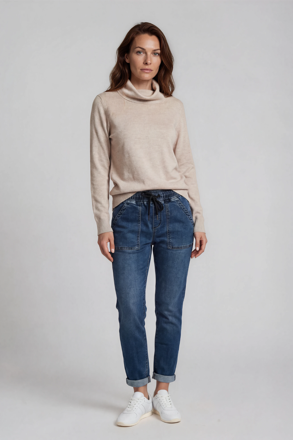 Silvermaple Collection - Tanya Turtleneck Pullover | Nougat - Pullover - Silvermaple Boutique 