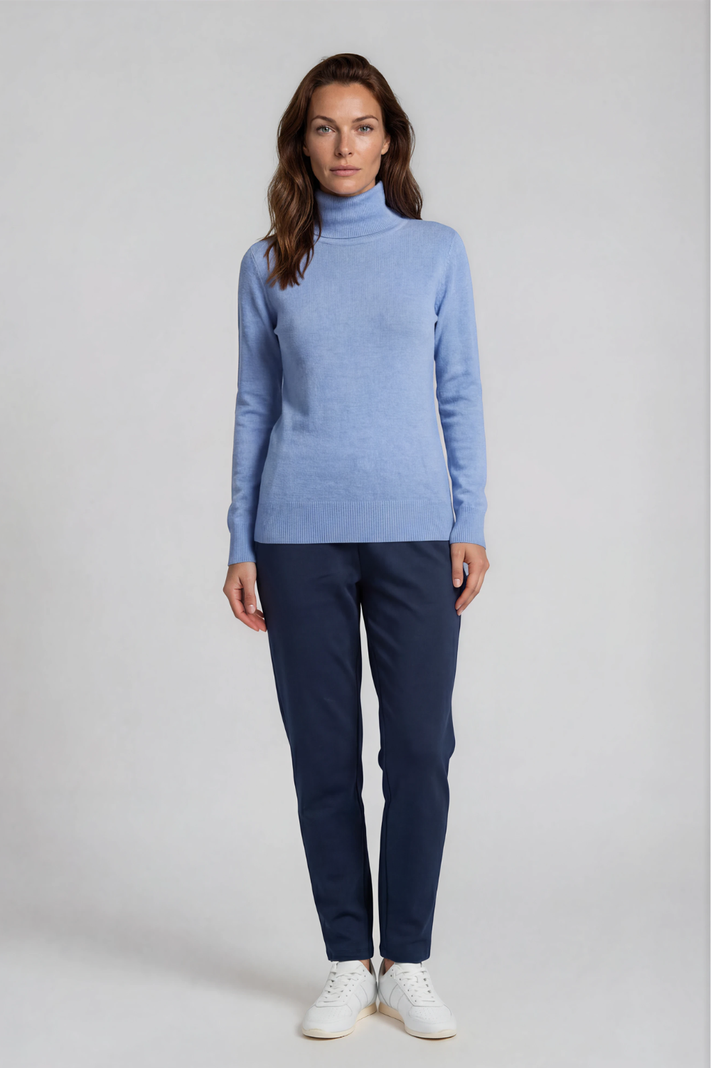 Silvermaple Collection - Tanya Turtleneck Pullover | Wedgewood - Pullover - Silvermaple Boutique 