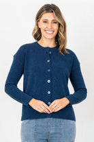 Silvermaple Collection - Tasmin Wool Cardigan | Denim - Cardigan - Silvermaple Boutique 