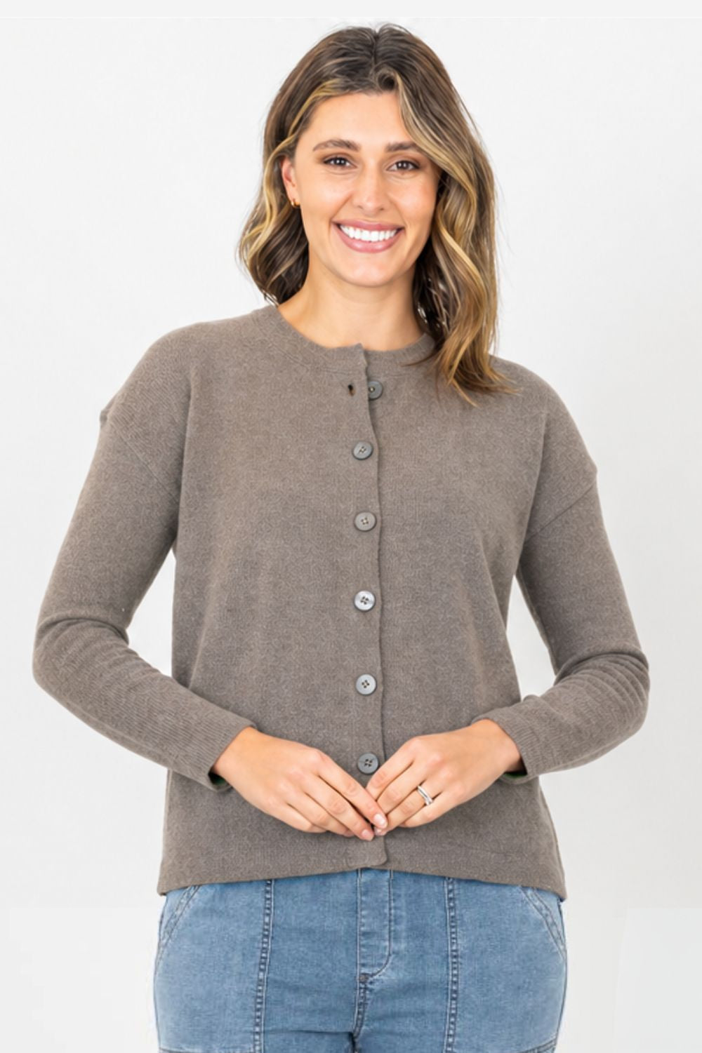 Silvermaple Collection - Tasmin Wool Cardigan | Latte - Cardigan - Silvermaple Boutique 