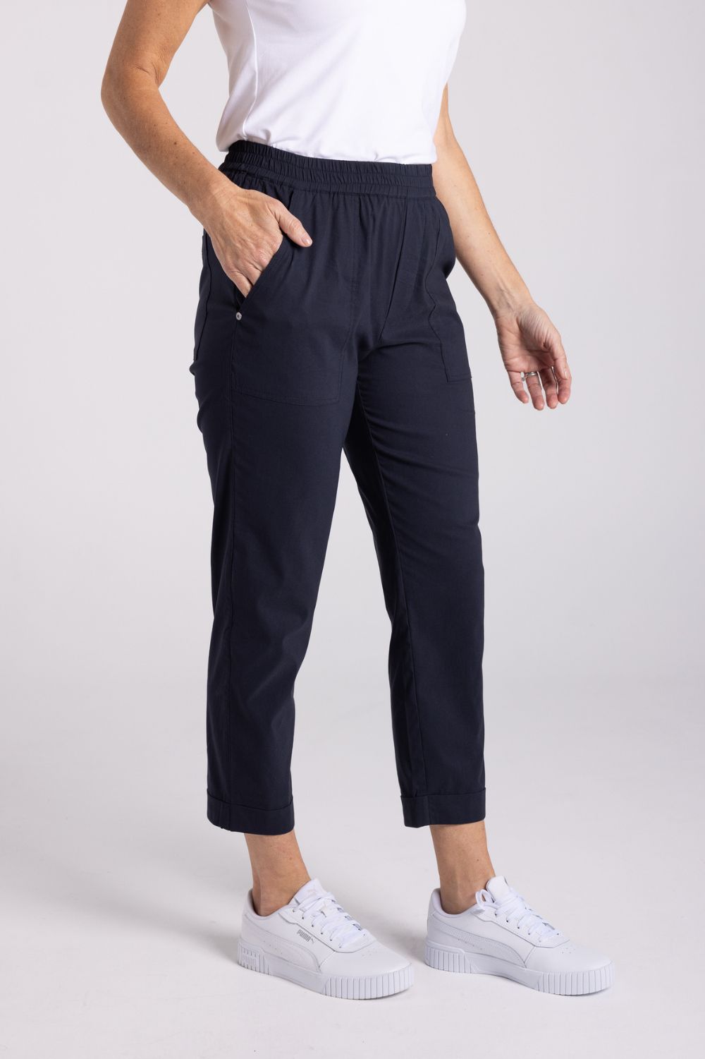 Silvermaple Collection - The Ultimate 7/8 Cuff Pant - Pants - Silvermaple Boutique 