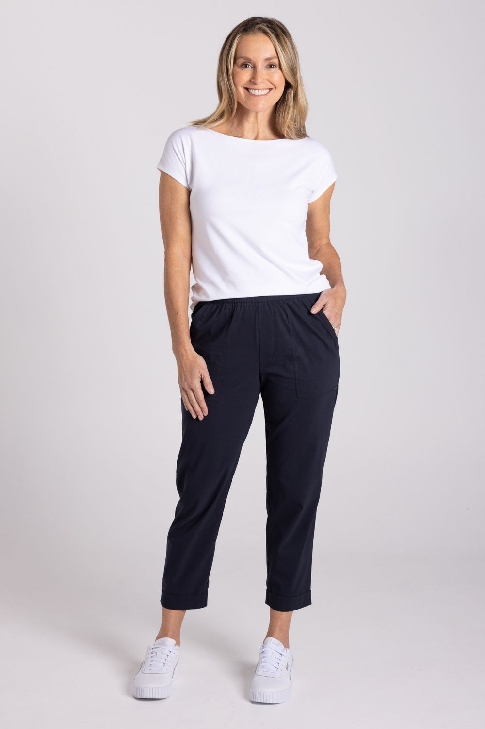 Silvermaple Collection - The Ultimate 7/8 Cuff Pant - Pants - Silvermaple Boutique 