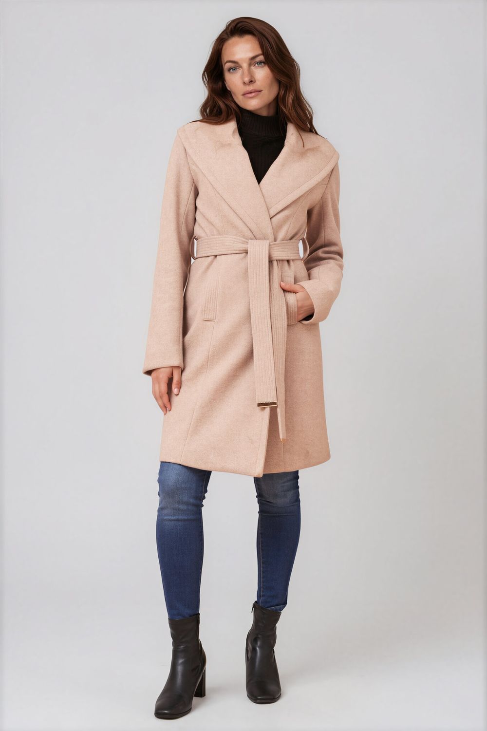 Silvermaple Collection - Timeless Shawl Collar Coat | Latte - Coat - Silvermaple Boutique 