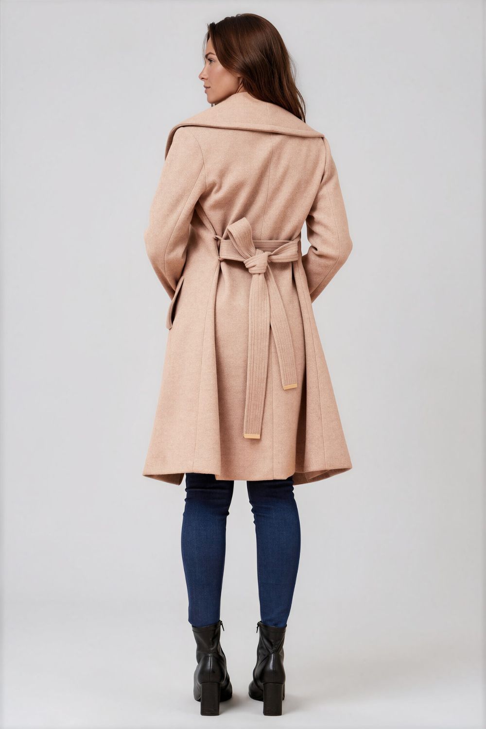 Silvermaple Collection - Timeless Shawl Collar Coat | Latte - Coat - Silvermaple Boutique 