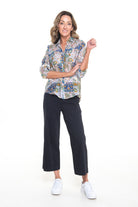 Silvermaple Collection - Velora Shirt | Powdered Indigo - Shirt - Silvermaple Boutique 