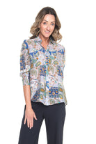 Silvermaple Collection - Velora Shirt | Powdered Indigo - Shirt - Silvermaple Boutique 