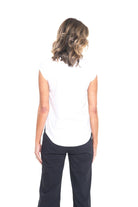 Silvermaple Collection - Willow Tee | White Motif - T-Shirt - Silvermaple Boutique 