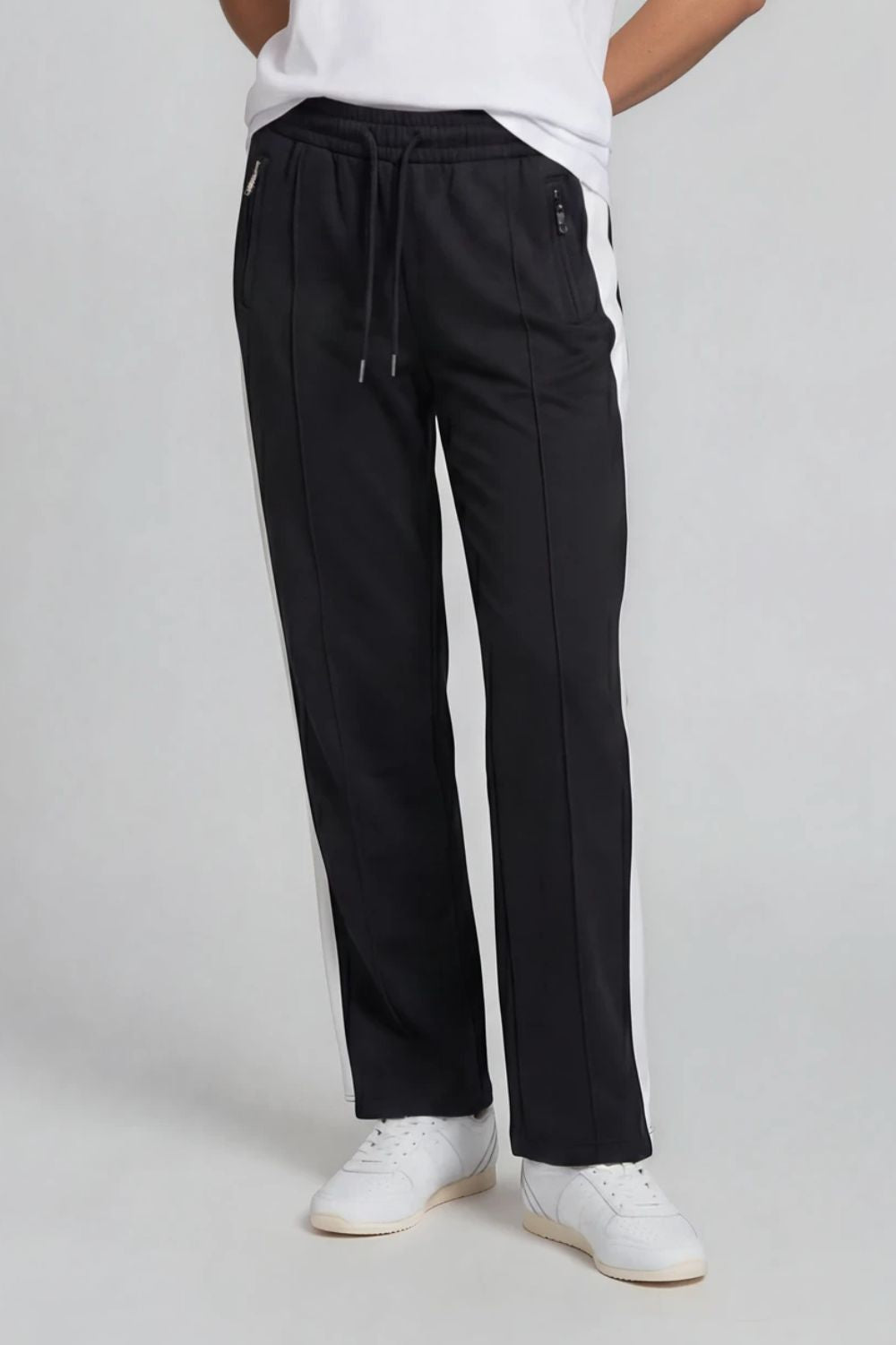 Silvermaple Collection - Oasis Stripe Pant | Black - Pants - Silvermaple Boutique 