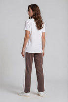 Silvermaple Collection - Oasis Stripe Pant | Chocolate - Pants - Silvermaple Boutique 
