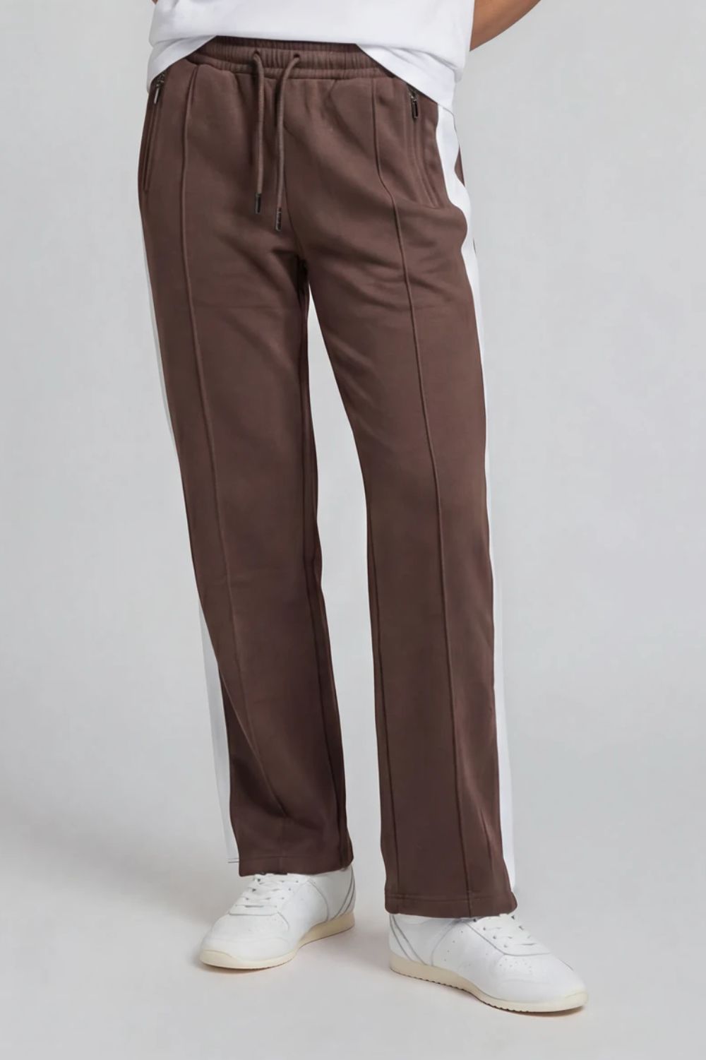 Silvermaple Collection - Oasis Stripe Pant | Chocolate - Pants - Silvermaple Boutique 