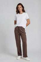 Silvermaple Collection - Oasis Stripe Pant | Chocolate - Pants - Silvermaple Boutique 