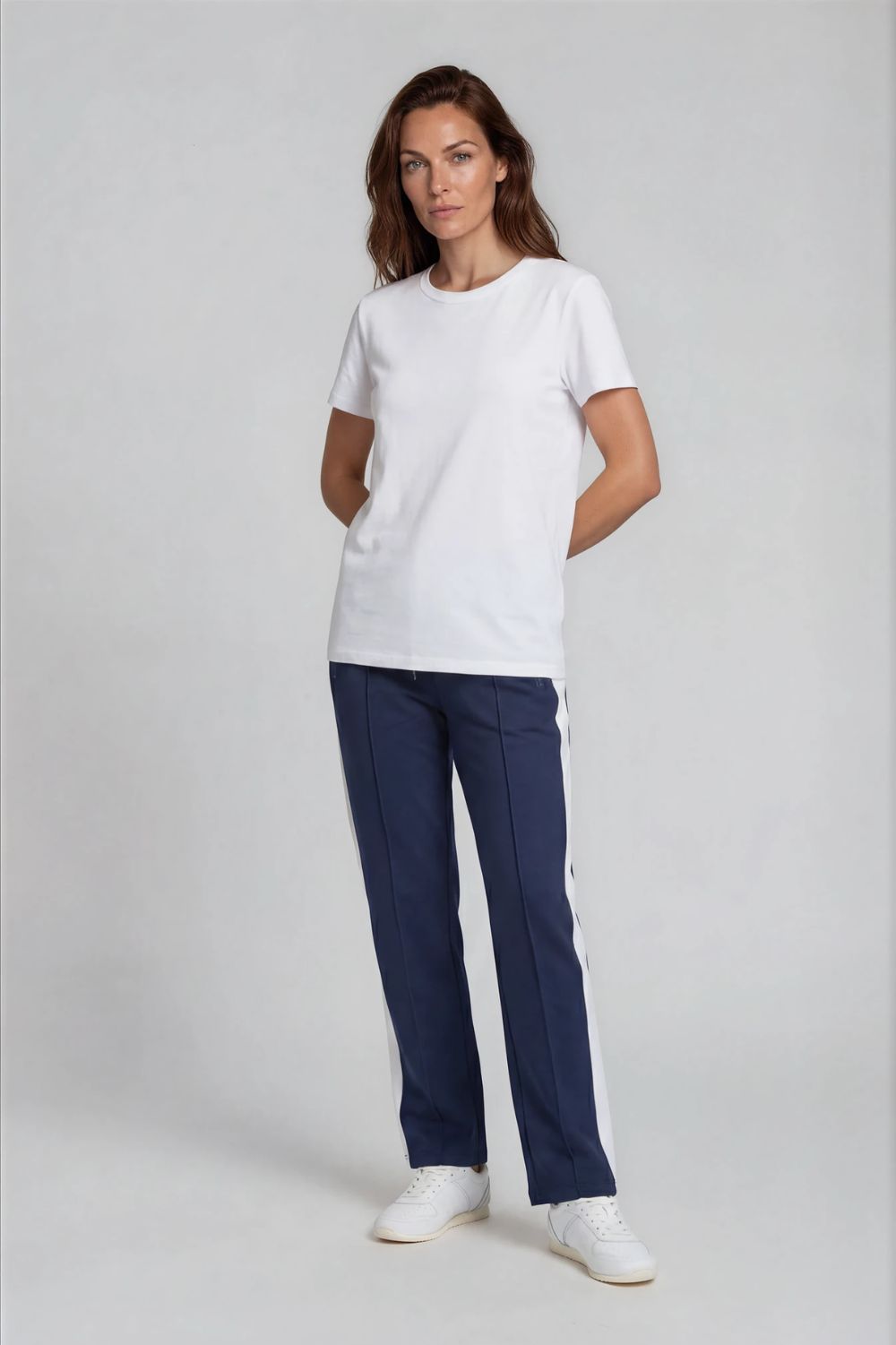 Silvermaple Collection - Oasis Stripe Pant | Navy - Pants - Silvermaple Boutique 
