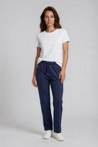 Silvermaple Collection - Oasis Stripe Pant | Navy - Pants - Silvermaple Boutique 