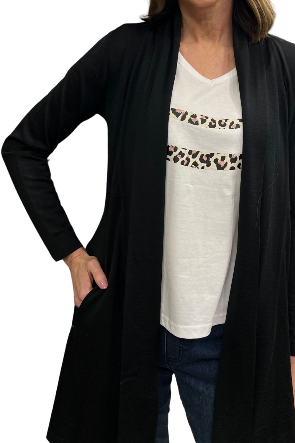 Silvermaple Collection - Lucinda Merino Cardigan | Black - Cardigan - Silvermaple Boutique 