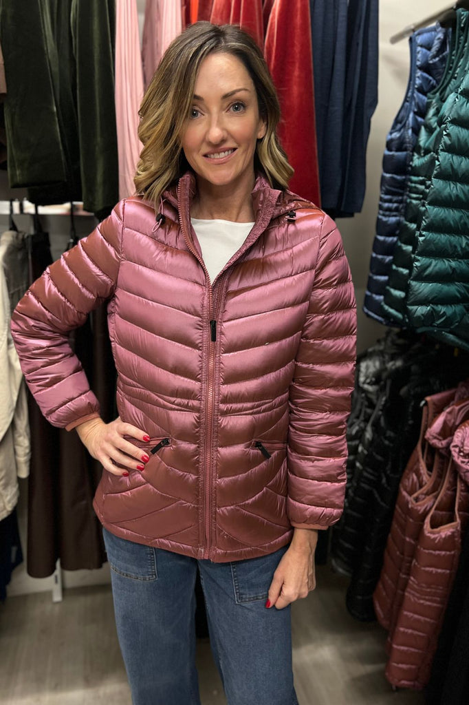 Silvermaple Collection Down Filled Puffer Jacket | Rose_Silvermaple Boutique