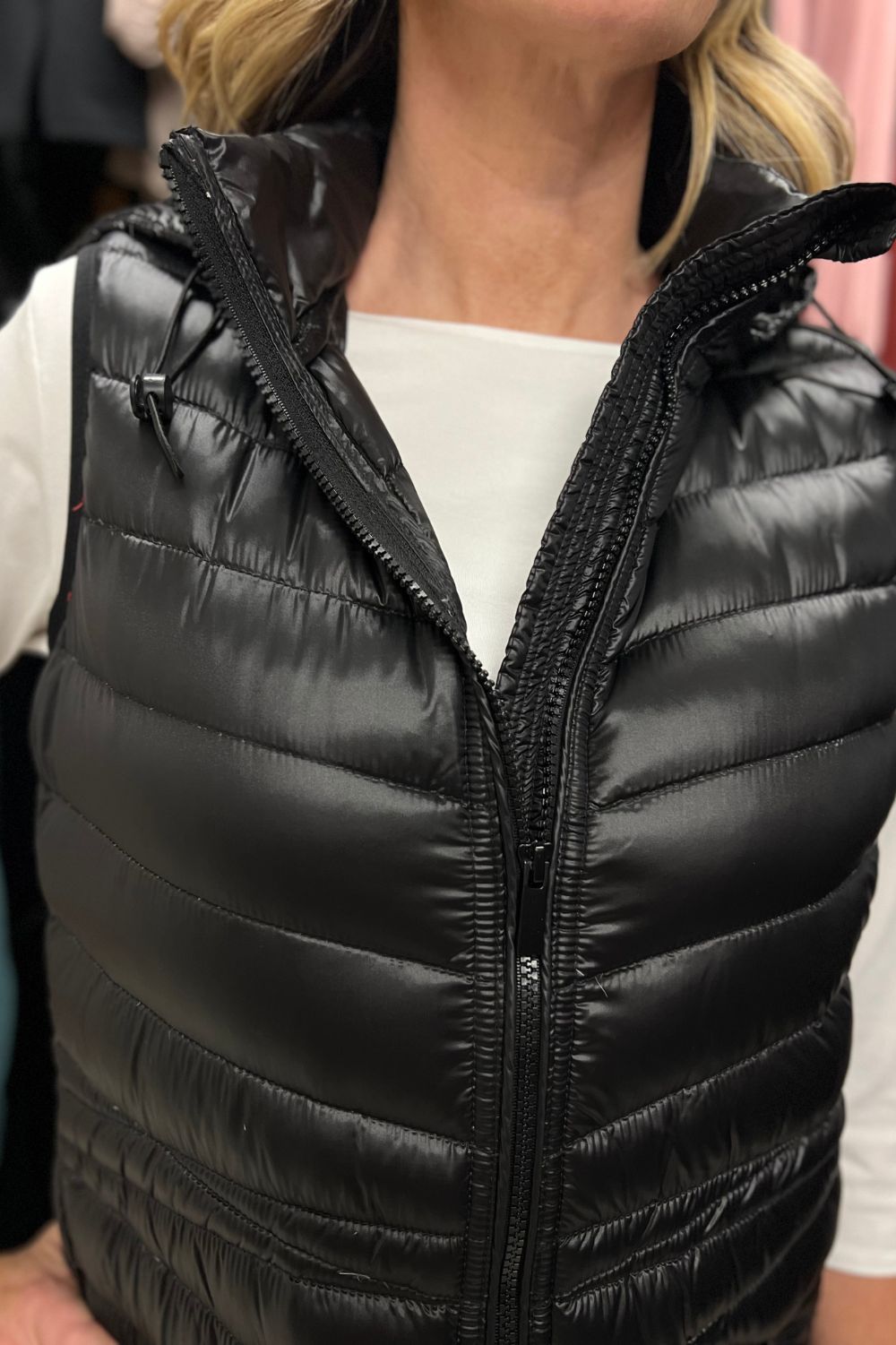 Silvermaple Collection - Down Filled Puffer Vest | Black - Jacket - Silvermaple Boutique 